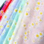 tulle polyester marguerites blancs motifs féminins costumes robes accessoires mariage transparent