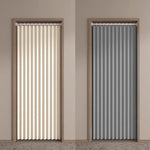 rideau vertical moderne rayures horizontales beige gris vert bleu opaque polyester 100x200cm 120x200cm 180x200cm