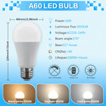 lot ampoules led boule e27 blanc moderne salon chambre maison intérieur décoratif
