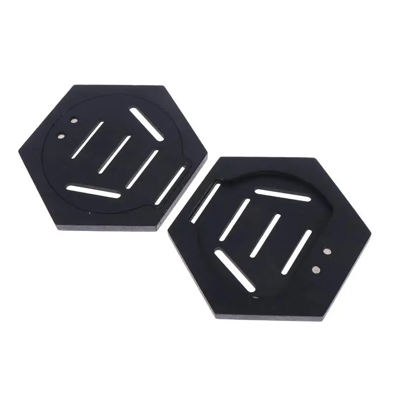 présentoir support médaille noir hexagonal moderne ligne blanche bois décoration muriale compétition gymnastique