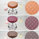 couvre siège ronde violet rouge noir moderne quilted imperméable siège tabouret bar polyester coton