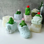 cache plantes forme voiture camion train blanc rose vert vintage rétro