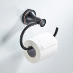 accessoires salle bain porte savon serviette papier toilette moderne noir mat métal anodisé vis