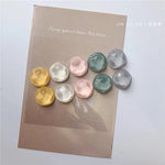 brillantes rose blanches vertes bleues jaunes grisées modernes minimalistes translucentes adhésives pack10pc