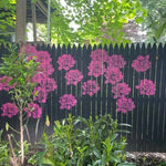 pochoirs réutilisables blancs fleurs artisanal adhésif 35cm 15cm stencil jardin artisanat