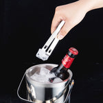 cuve glace argentée lisse moderne tongs refroidisseur vin boisson bière