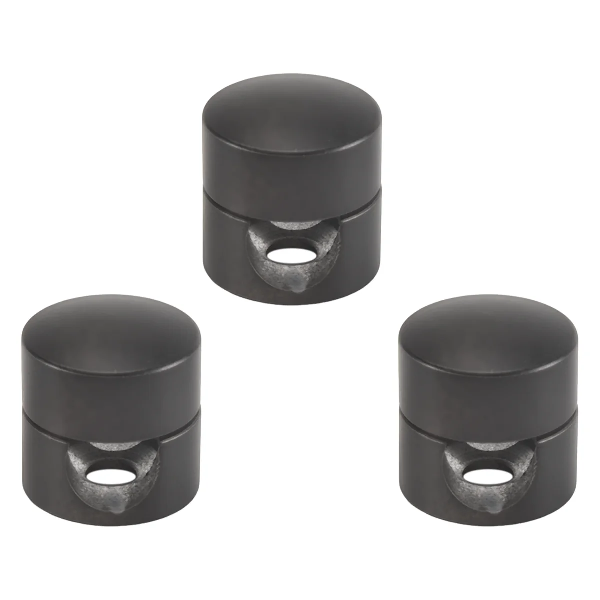boucles fixation câbles noires vis modernes outil bricolage noir mat opaques