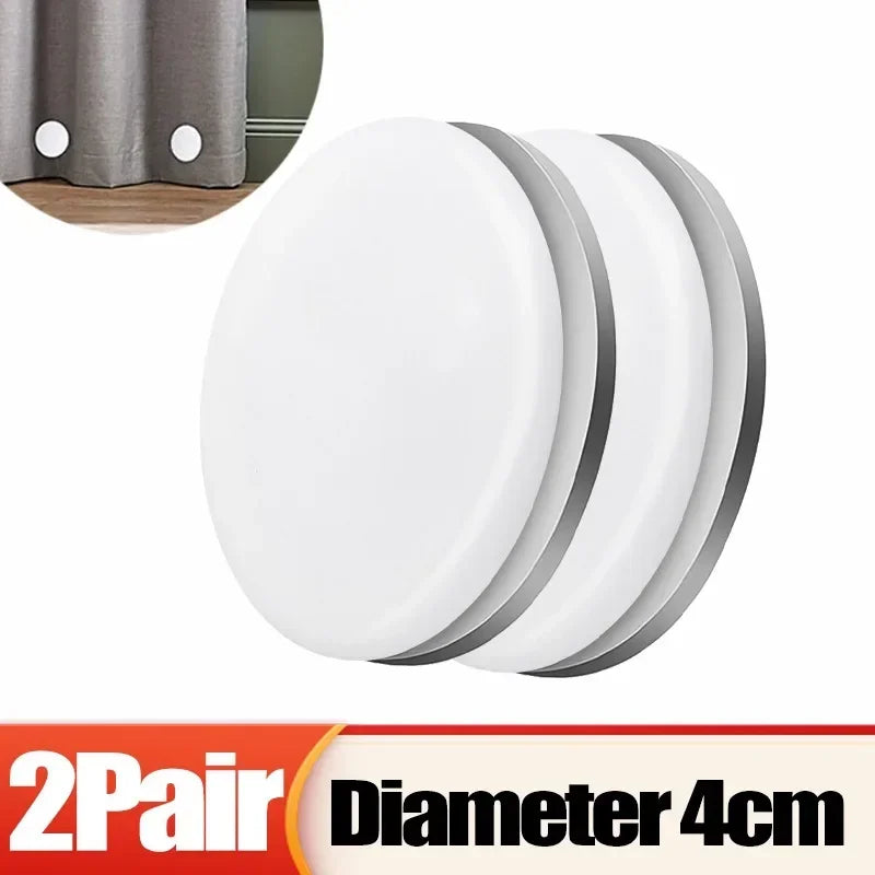 poids magnétiques rideau douche blanc noir ronds lisses adhésifs modernes 10 paires