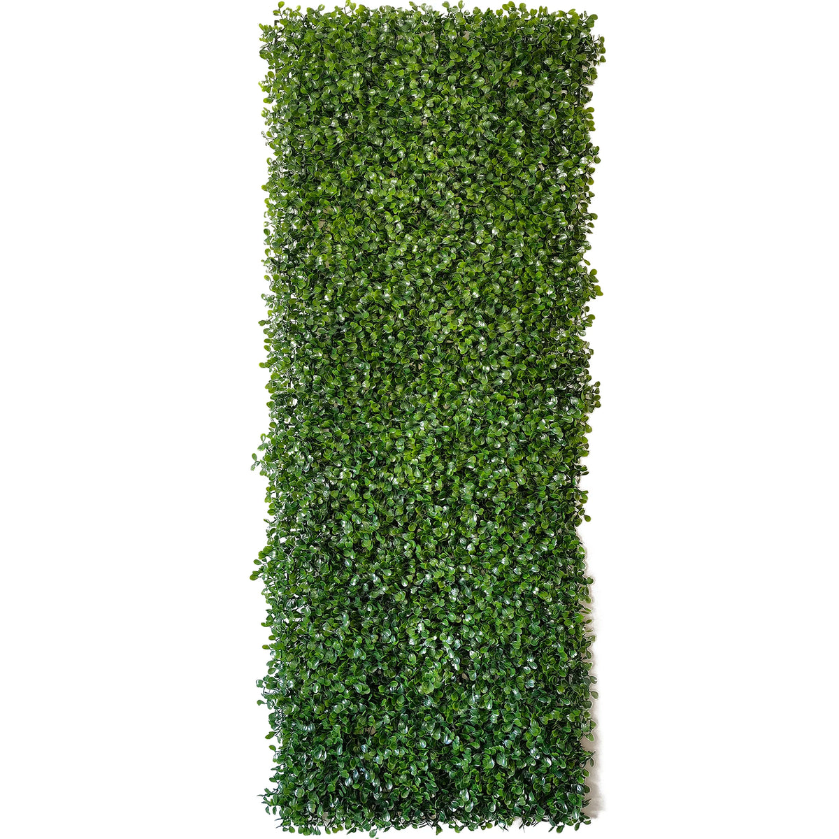 panneau végétal mural décoratif feuilles vertes petites fleurs mur jardin extérieur