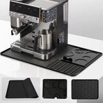 tapis protection machine silicone noir moderne antidérapant respectueux environnement 54.5x38.5cm