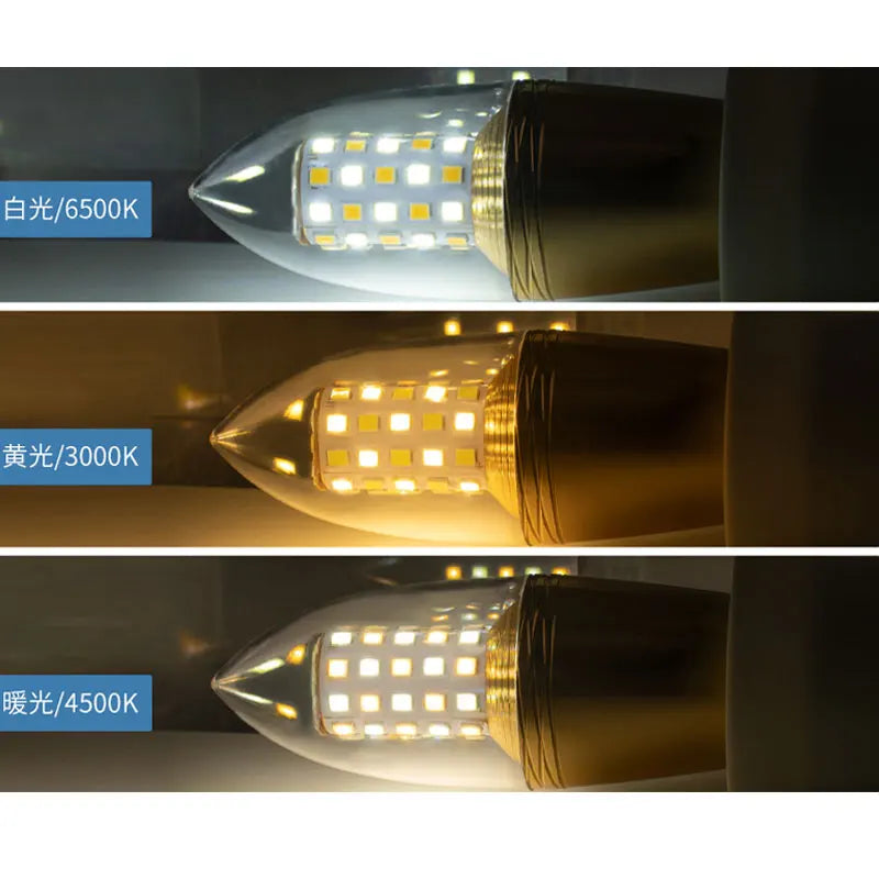 ampoule led or blanc moderne minimaliste culot e27 diodes dorées lumineuse chambre