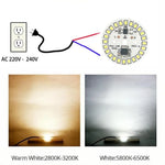 ampoules led 3w 5w 7w 9w 12w blanc blanc chaud 2835 smd ac220v240v modernes