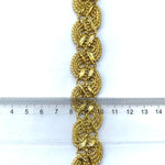 rubans décoratifs dentelle polyester mariage argent or vert motif géométrique classique adhésif