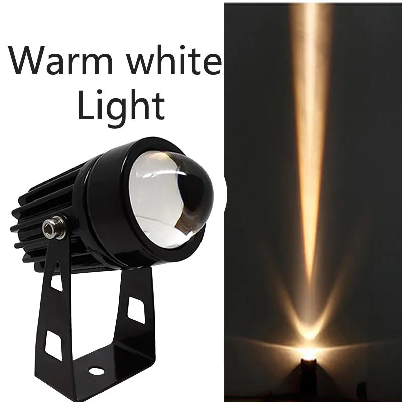 projecteur led extérieur moderne 12w 9w 5w rgb télécommande ip65 clips noir