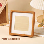 cadre photo classique bois naturel blanc 10x10cm 12.5x12.5cm 15x15cm 18x18cm 20x20cm 25x25cm