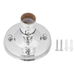 support lampe suspension vintage noir doré élégante brillance E26 E27