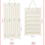 rangement mural blanc porte accessoires cheveux clips élastiques rubans décor modernes praticiens
