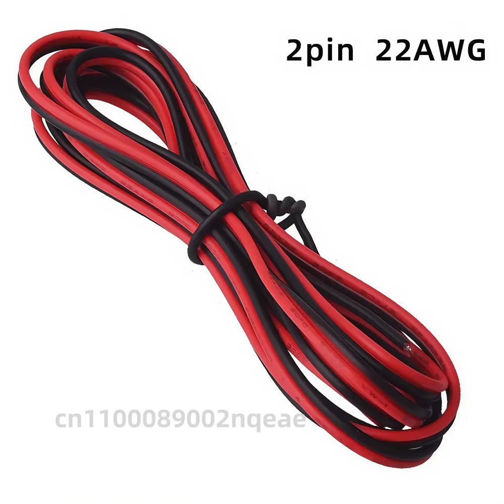 câbles électriques rouge noir broches 18 20 22 24 26 AWG 10 20 30