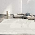 L'image montre un agencement harmonieux de mobilier et d'éléments décoratifs dans un espace minimaliste et épuré, créant une atmosphère sereine et apaisante.