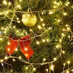 guirlande lumineuse solaire filaments feuilles blanc chaud multicolore moderne décoratifextérieur mariage noël festif