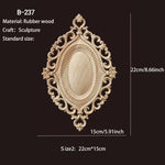 décoration murale bois sculpté floral classique baroque tableaux vintage