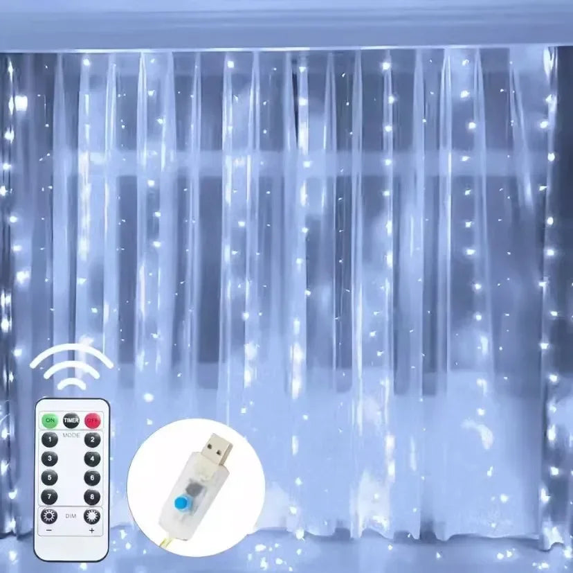 guirlande lumineuse multicolore led 3m blanc chaud blanc froid décoration noël moderne chambre salon