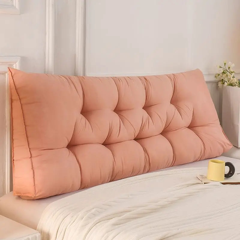 coussin lit triangulaire mousse mémoire forme tufté dossier canapé moderne support dos