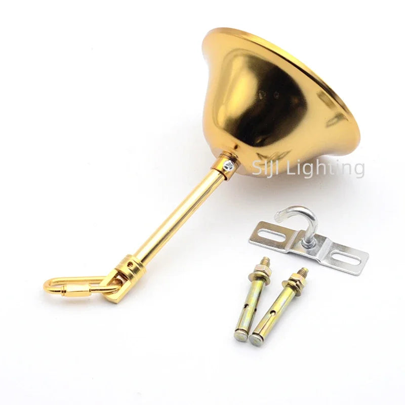 suspension moderne or rouge bronze noir vert bronze clips boulons