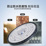 lumière led industrielle 200w 220v noir moderne grille ventilation chaines