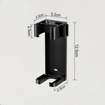 porte accessoires coiffure noir clips moderne aluminium rangement cheveux boucles fixations contemporain