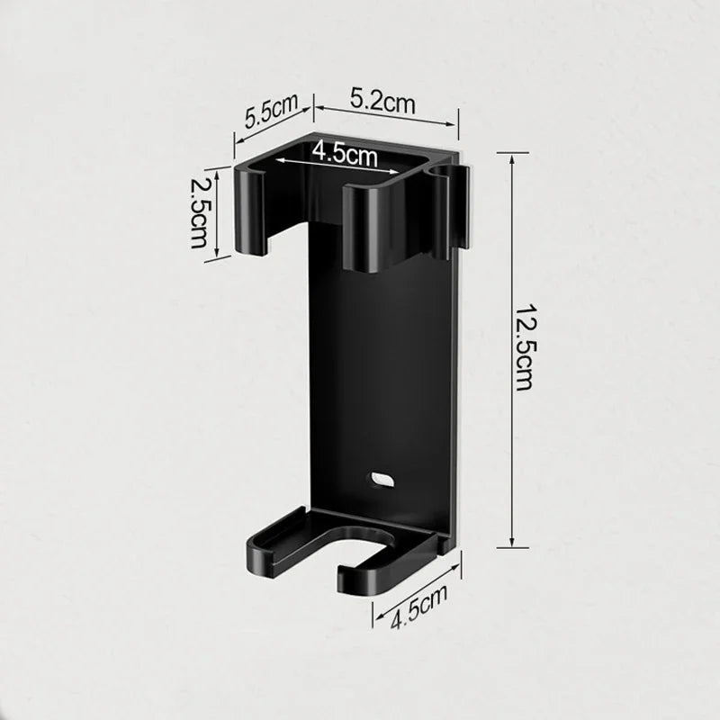 porte accessoires coiffure noir clips moderne aluminium rangement cheveux boucles fixations contemporain