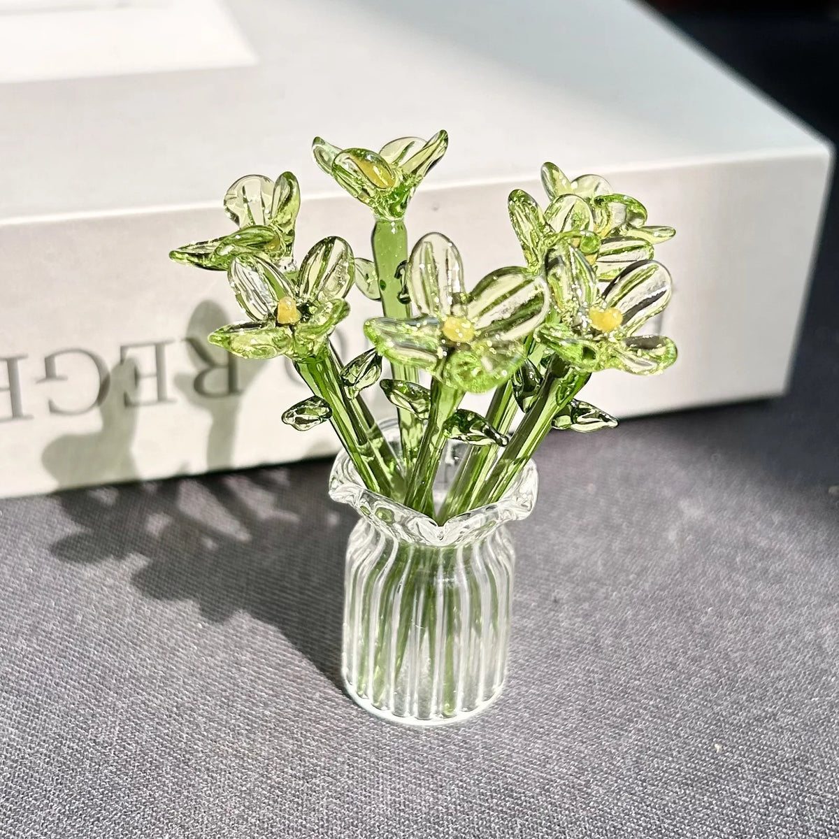 bouquet fleurs artificielles lys calla tulipes décoration table artisanal opalescent variété couleurs