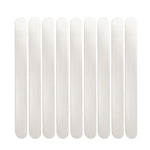 tapis bain antidérapant moderne adhésif blanc rayures horizontales pack 10pcs