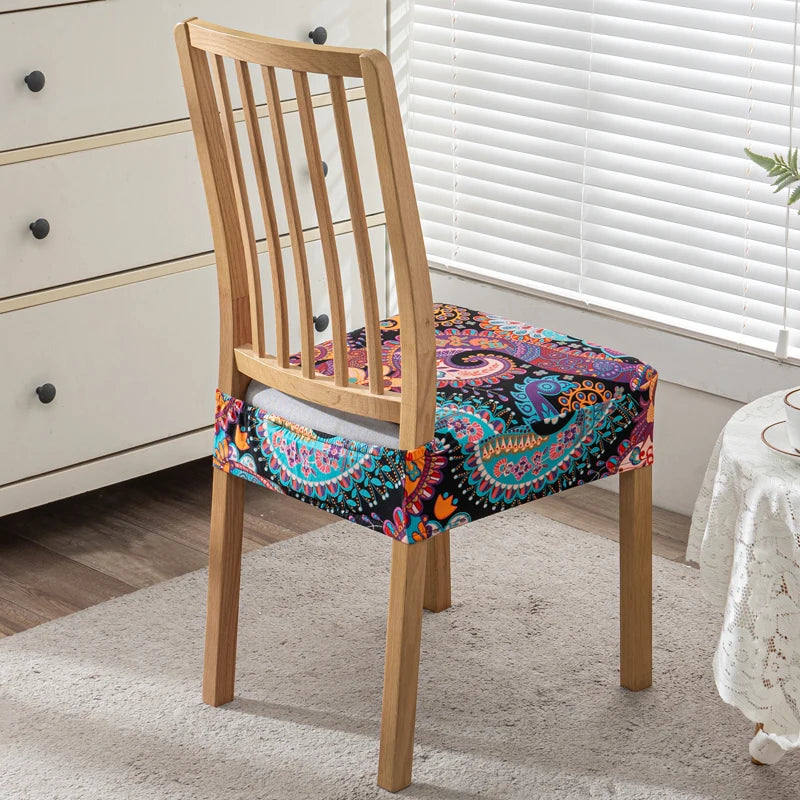 housses chaise imprimées floral géométrique élasthanne polyester élastique multicolore moderne ethnique
