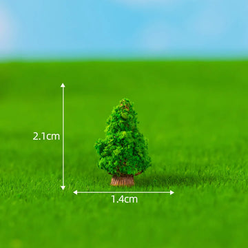 miniature maison jardin décorative arbres animaux résine maison poupée