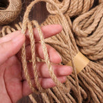 corde jute naturelle 1mm 14mm artisanale rustique décoration maison bricolage macramé fibrée marron clair