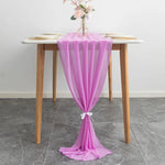chinois moderne violetclair chemin table fixeruban opacité unimotif mariage fête transparent