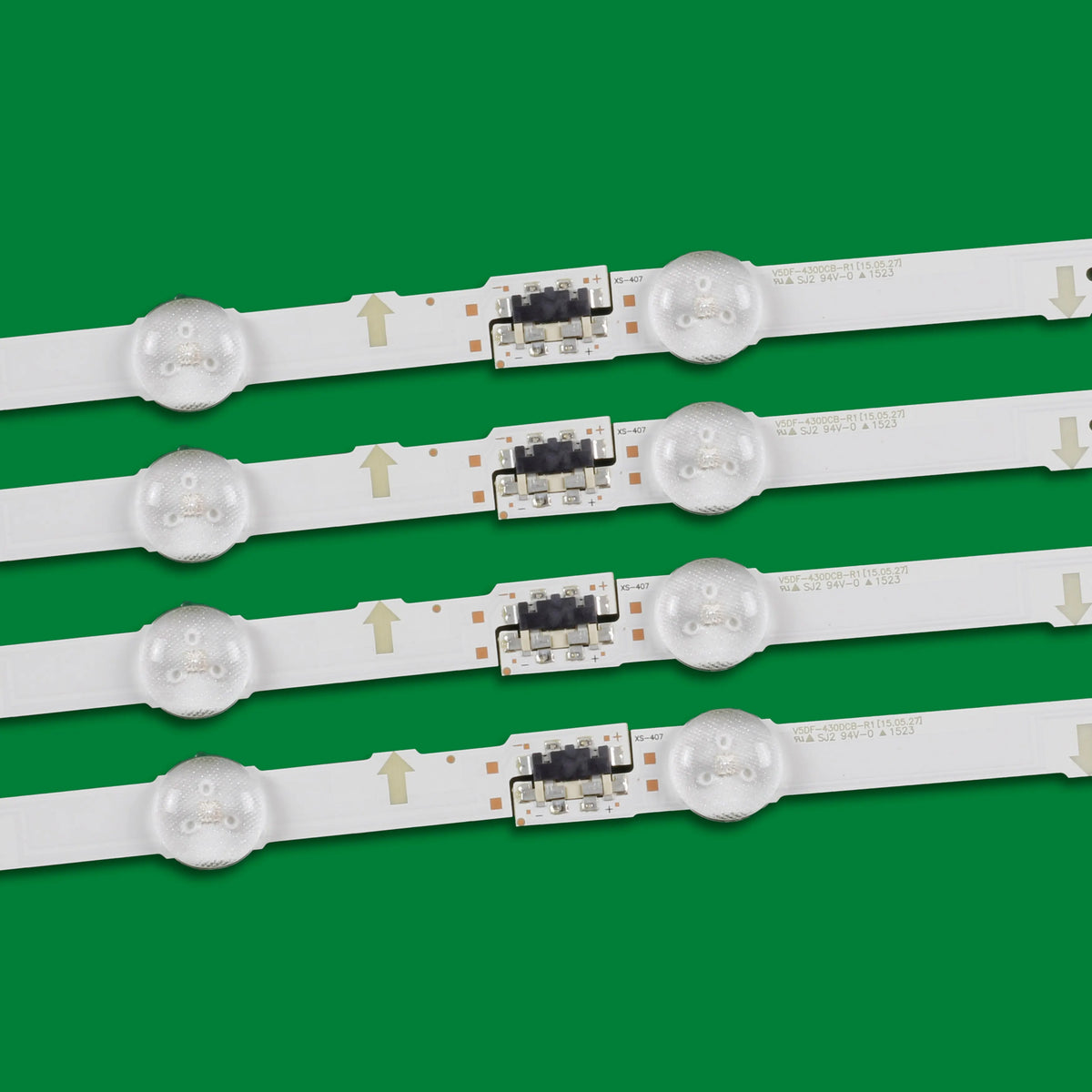 ruban led blanc adhésif moderne connecteur doré fixations électronique