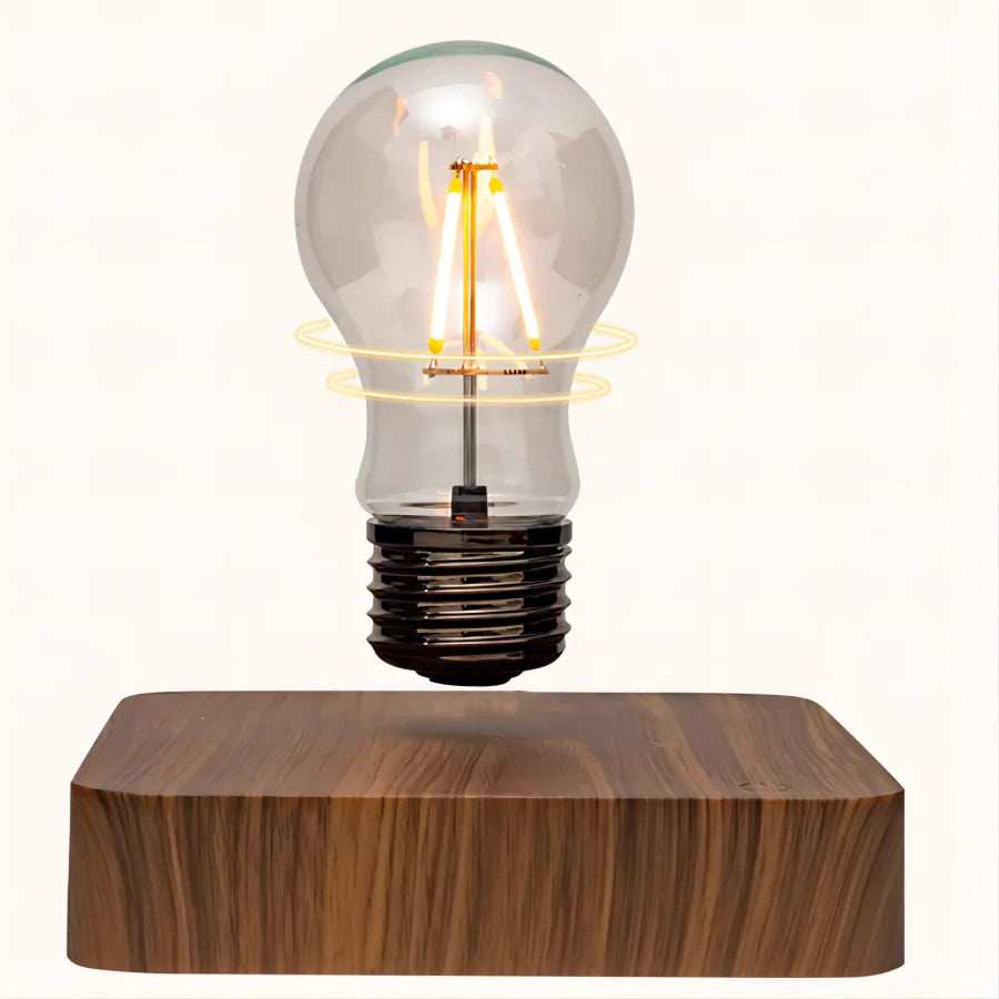 lampe led moderne minimaliste transparente verre base bois interrupteur tactile veilleuse deco