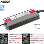 transformateur led waterproof ip67 12v 24v 36w 600w gris métallisé texturé industrielle