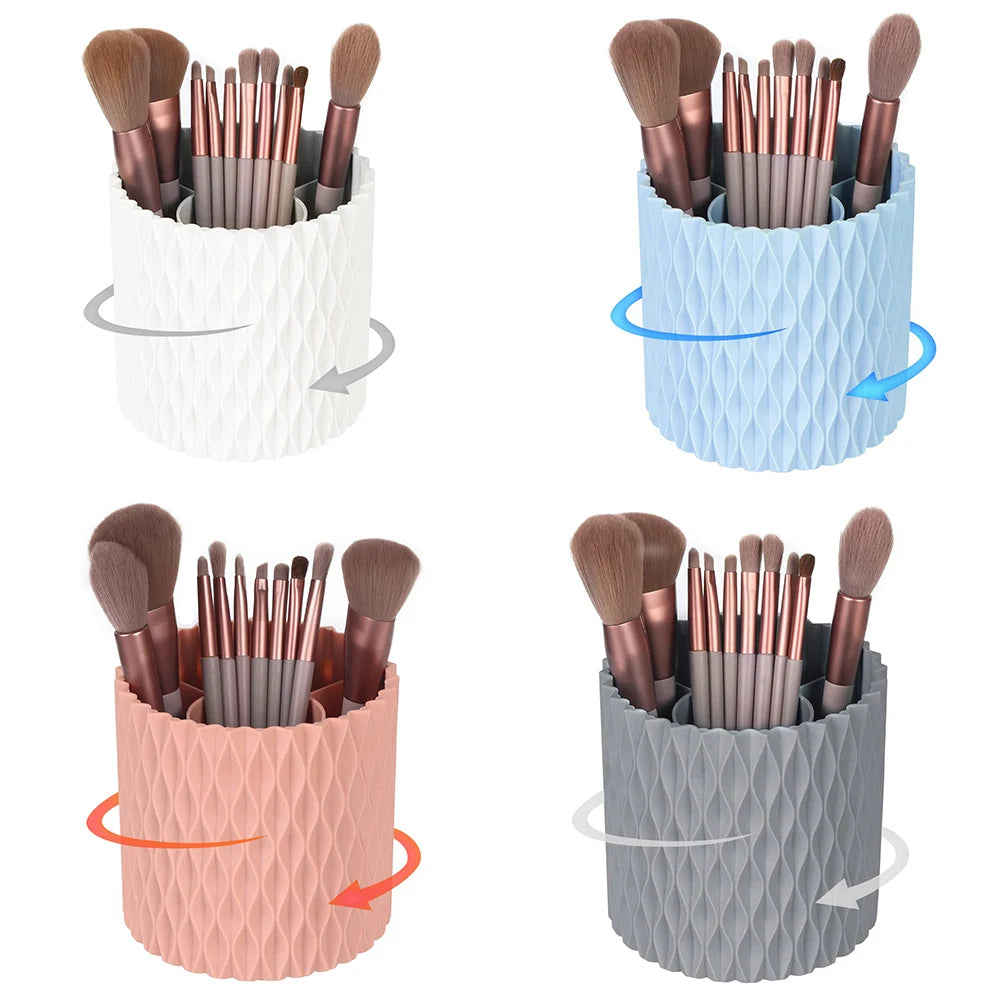 organisateur pinceaux maquillage blanc bleu rose gris diamants moderne rechargeable Brosse