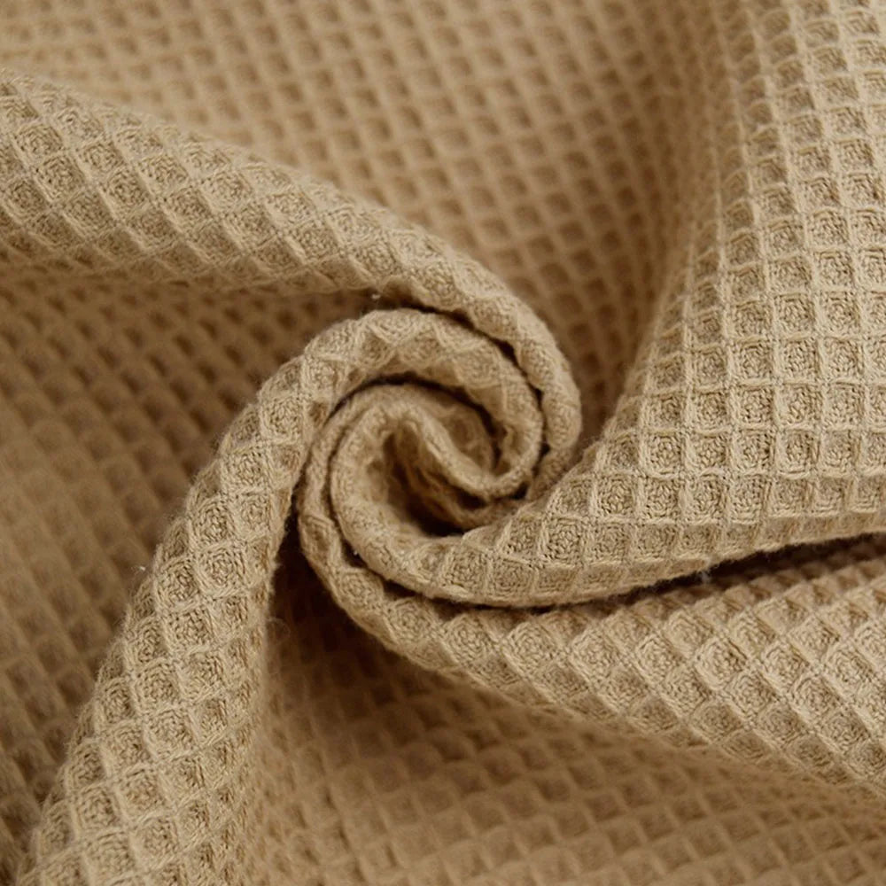 tissu coton polyester carreaux texture moderne absorbant rapide anti déchirure serviettes sous vetements chaussons