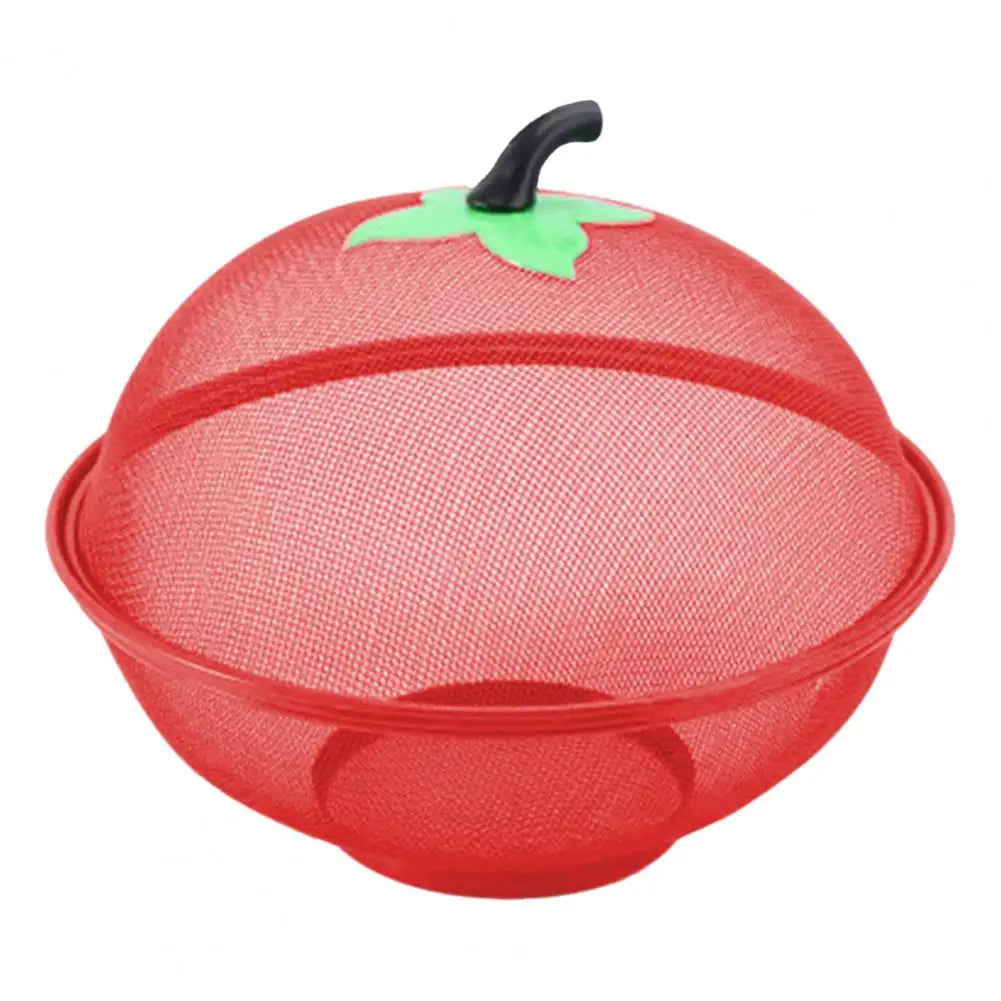 panier corbeille fruits maille métal moderne respectueux environnement noir vert rouge bleu gris poignée