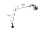 lampe moderne argentée réglable sans filaire opaquer nordiqueTouchable switch