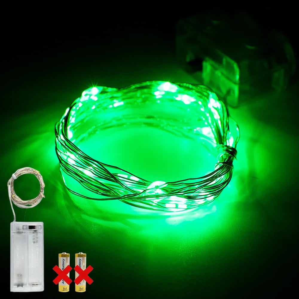 guirlande lumineuse led filament blanc doré moderne autoalimentée imperméable décoration festive mariage