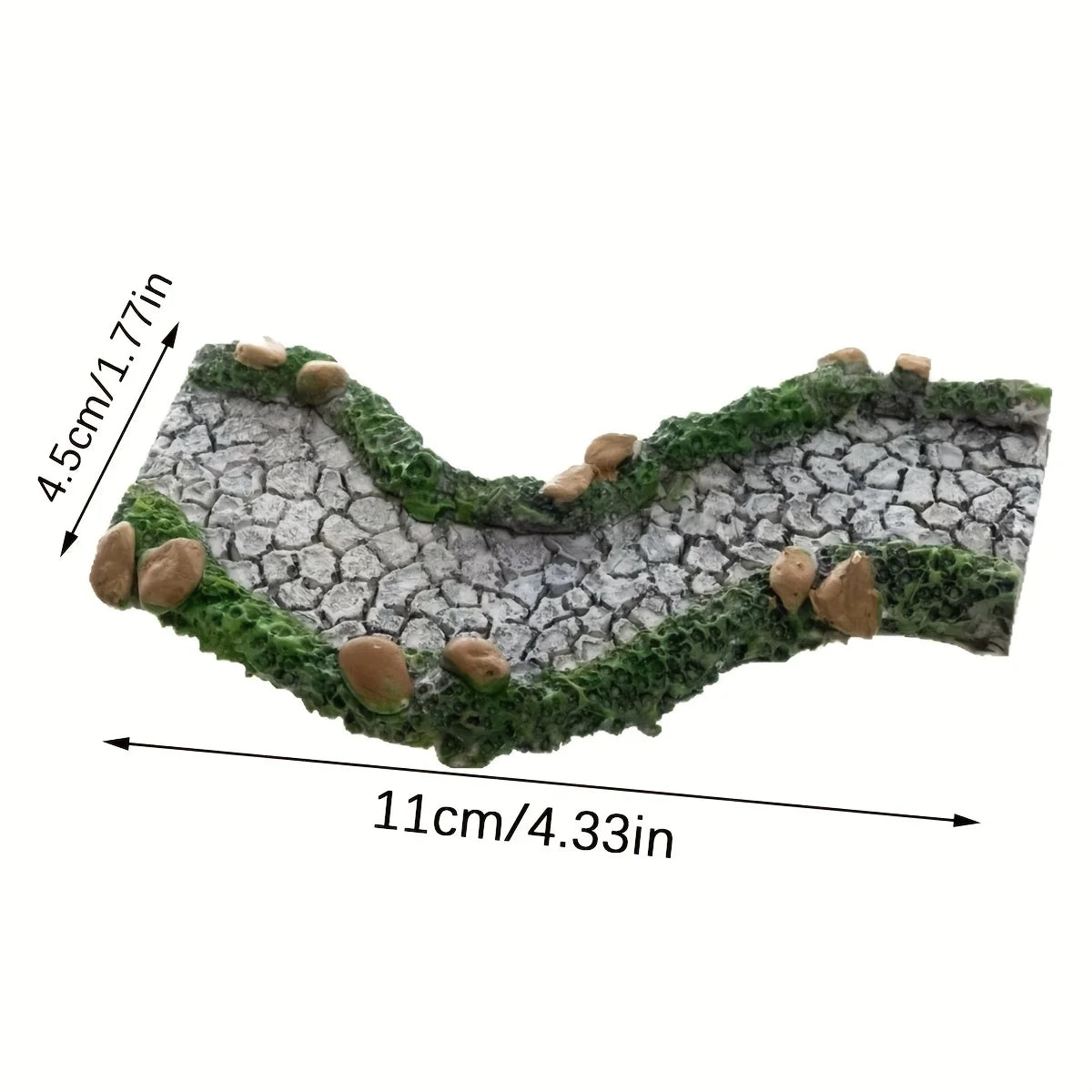 décorations artificielles pierre résine naturelles mousse grises vertes paysagèresextérieur miniature aménagement jardin