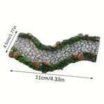 décorations artificielles pierre résine naturelles mousse grises vertes paysagèresextérieur miniature aménagement jardin