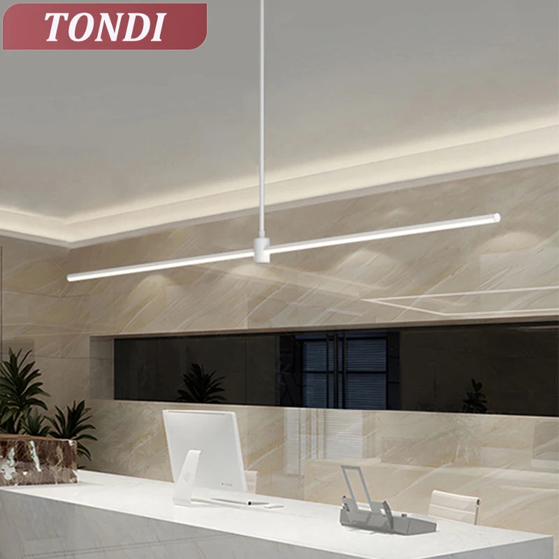 lampe suspendue moderne minimaliste aluminium blanc noir luminaire salon cuisine intérieur led