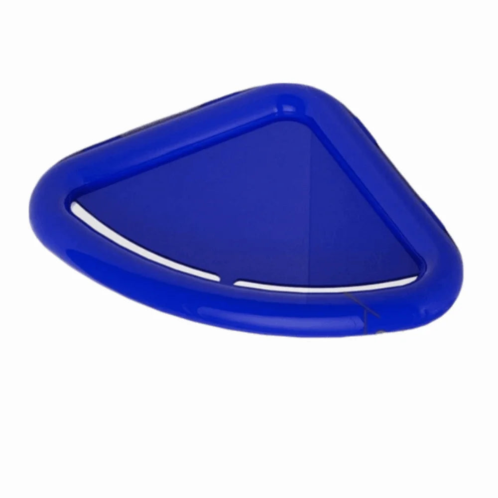 étagère d'angle jaune moderne adhésif réutilisable salle bain plat lisse plastique pvc clips multiple