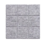 panneau rangement tissu uni orange gris bleu moderne clips autocollants 30cm 30cm